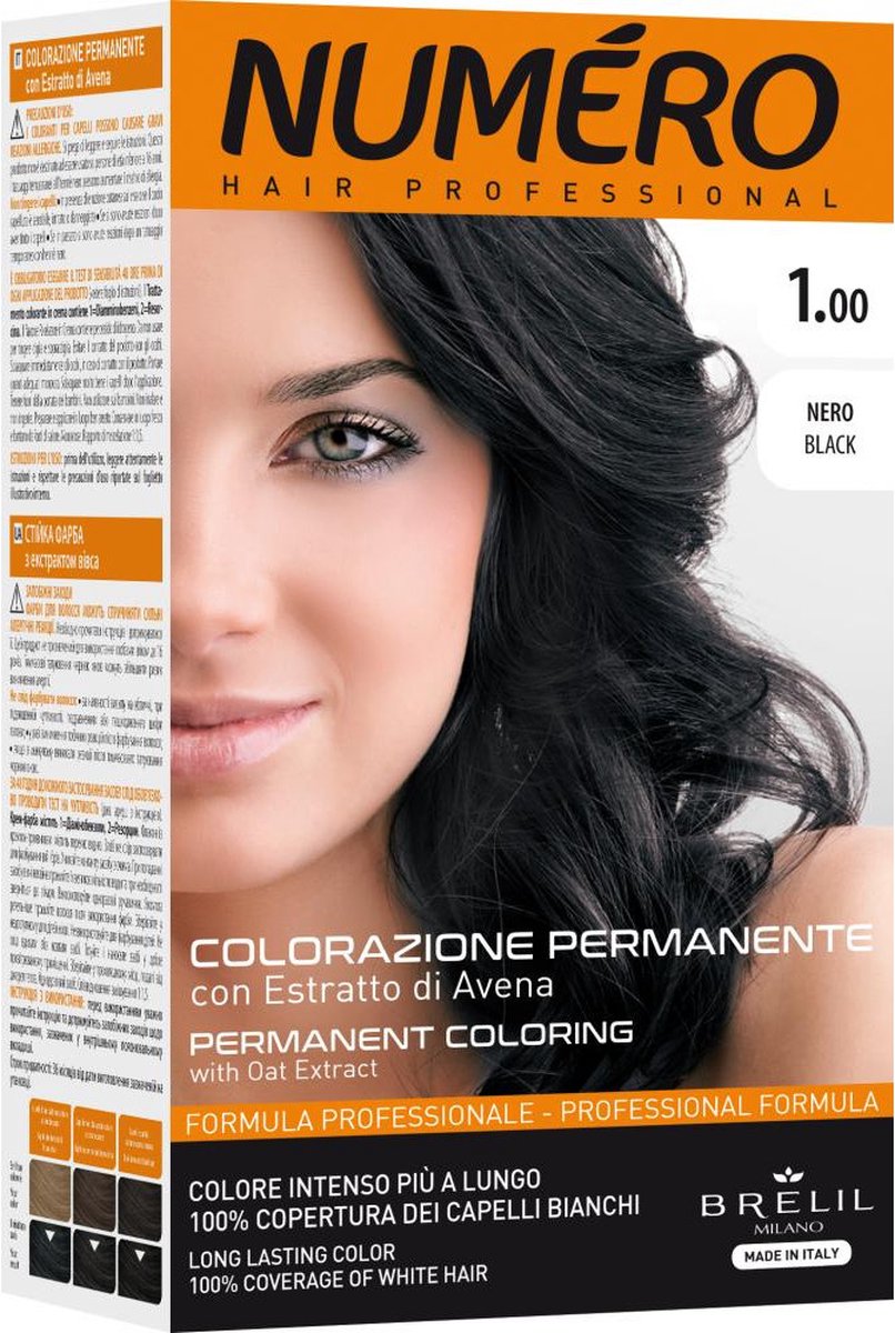 Permanente kleuring Haarverf 1 Zwart 140ml