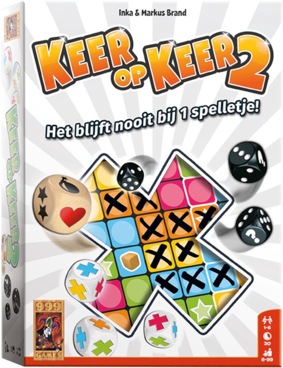 Keer op Keer 2 Dobbelspel - 999 Games