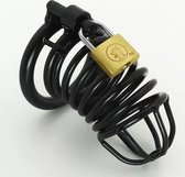 Power Escorts - Prison Break - Verstelbare Cockcage Met Slot - 40 mm - Small Size - BR89 - Zwart Metaal