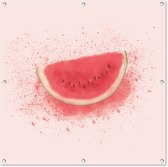 Tuindoek Watermeloen - Fruit - Pastel - Zomer - 100x100 cm