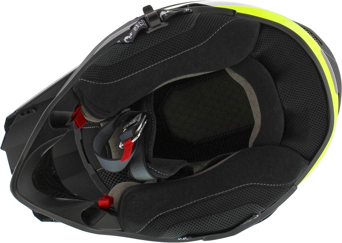 SHARK VARIAL RS CARBON FLAIR Motorhelm crosshelm Carbon Geel Carbon - Maat XXL – foto 6