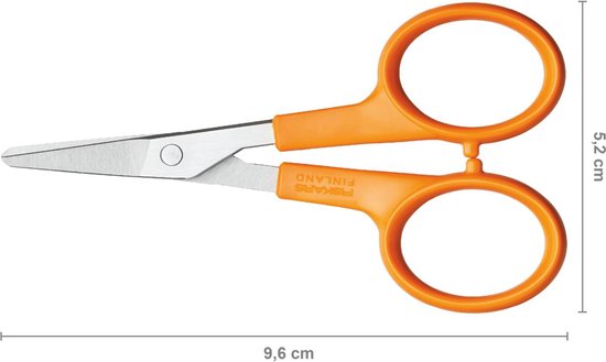 Fiskars Nagelschaar - Manicure Schaar met Ronde Punt - Nagelschaartje 10 cm - RVS - Fiskars