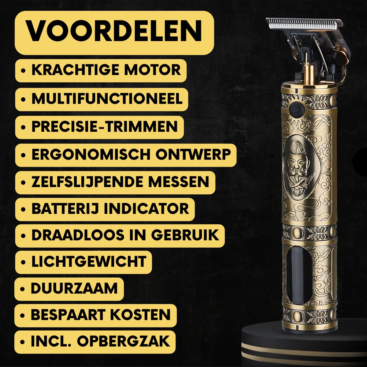 Sansbeauté Buddha Trimmer – T-blade tondeuse 180 min
