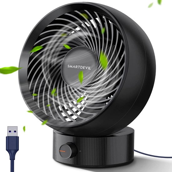 Ventilateur USB - Petit ventilateur Fafel silencieux - Vitesse