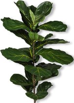 Ficus lyrata - Vioolblad - Kunstplant - Gigantische bladsteker - 110 cm- Ø 60 cm