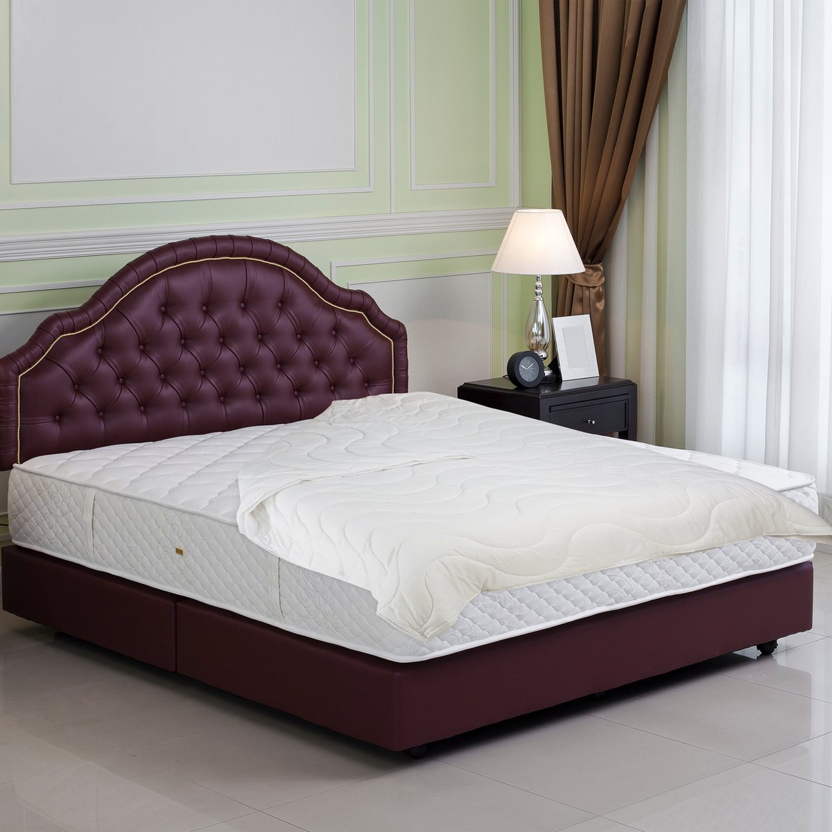 4 seizoenen dekbed - Oeko-Tex Standard 100 - polyester - zacht winter- en zomerdekbed - 200 x 220 cm - wit thumbnail 2