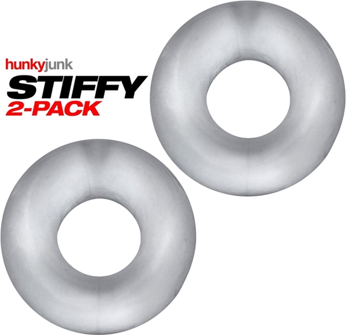 Hünkyjunk - Stiffy - Cockring - 2 stuks - Transparant
