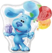 Blue's Clues - Folie ballon - Helium ballon - Verjaardag - Kinderfeest - 66cm - Leeg - 1 Stuks.
