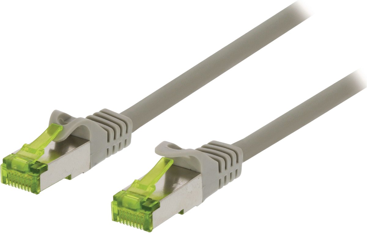 CAT7 PiMF (S/FTP) Netwerkkabel RJ45 (8/8) Male - RJ45 (8/8) Male 1.00 m Grijs