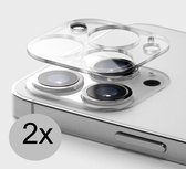 Camera lens protector geschikt voor Iphone 13 pro / 13 pro max - 2 stuks - Tempered Glass Screenprotector - beschermglas voor camera