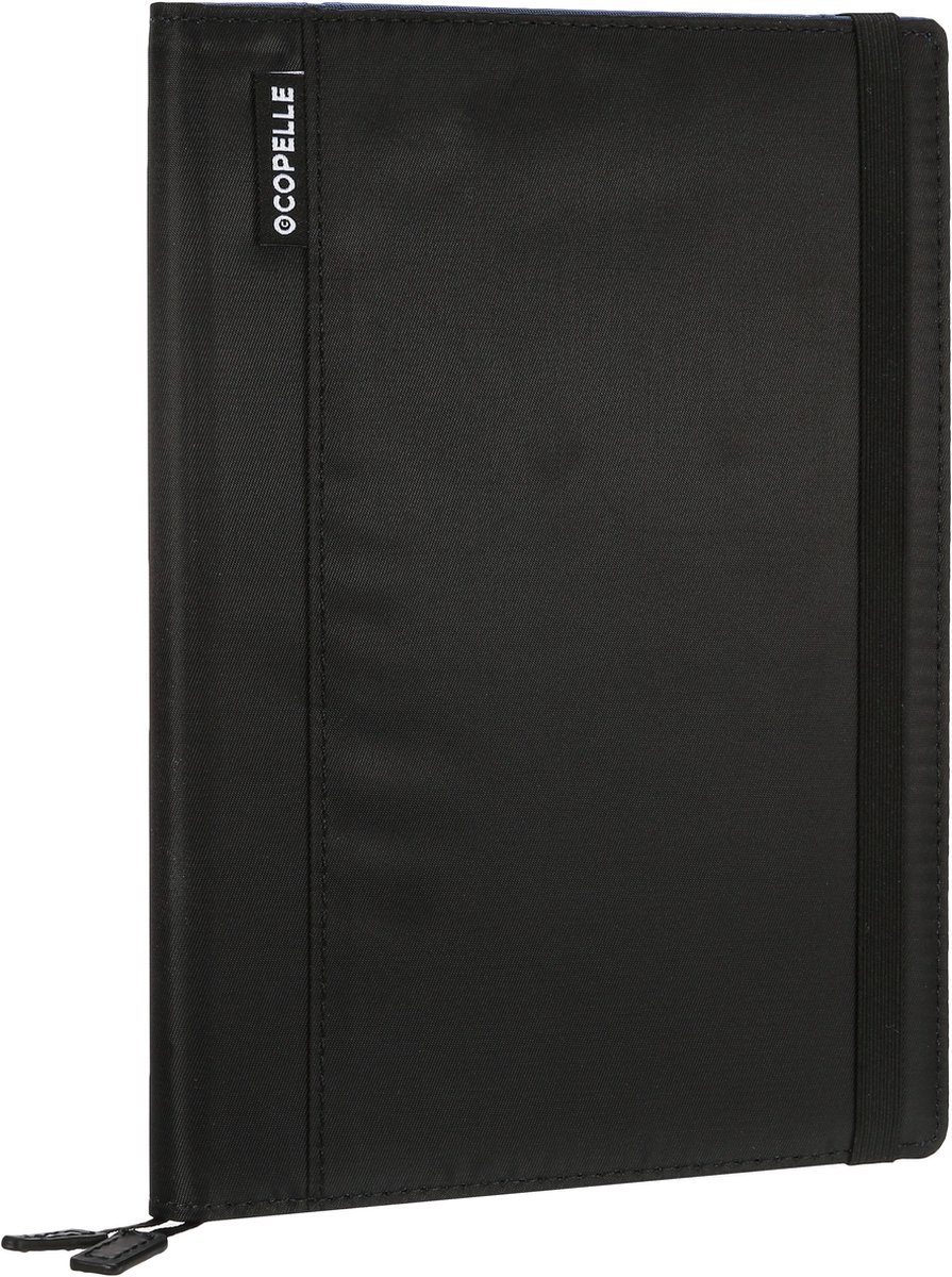 Victoria's Journals - Notitieboek A5 Dotted - 100 gsm - Hervulbaar - Schrijfmap A5 - Zwart