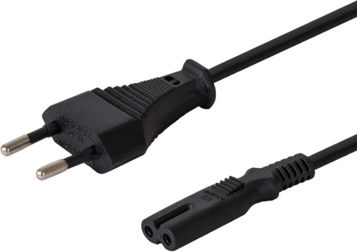 Savio CL-97 electriciteitssnoer Zwart 1,2 m Netstekker type E IEC C7