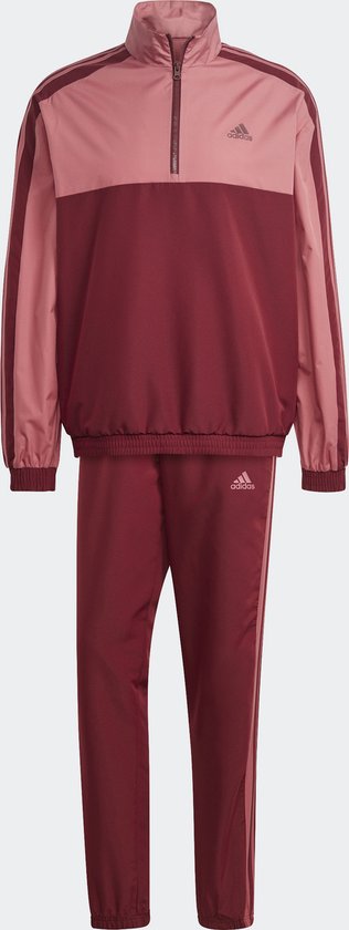 Adidas trainingspak bordeaux rood heren sale