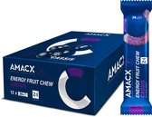 Amacx Energy Fruit Chew - Cassis - Energy gummy - 12 pack