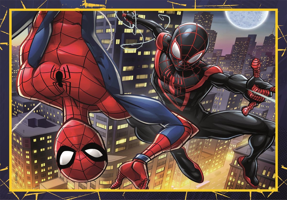 Clementoni - Puzzel - 4 in 1 - Spiderman - Puzzel Voor Kinderen - Supercolor — afbeelding 13