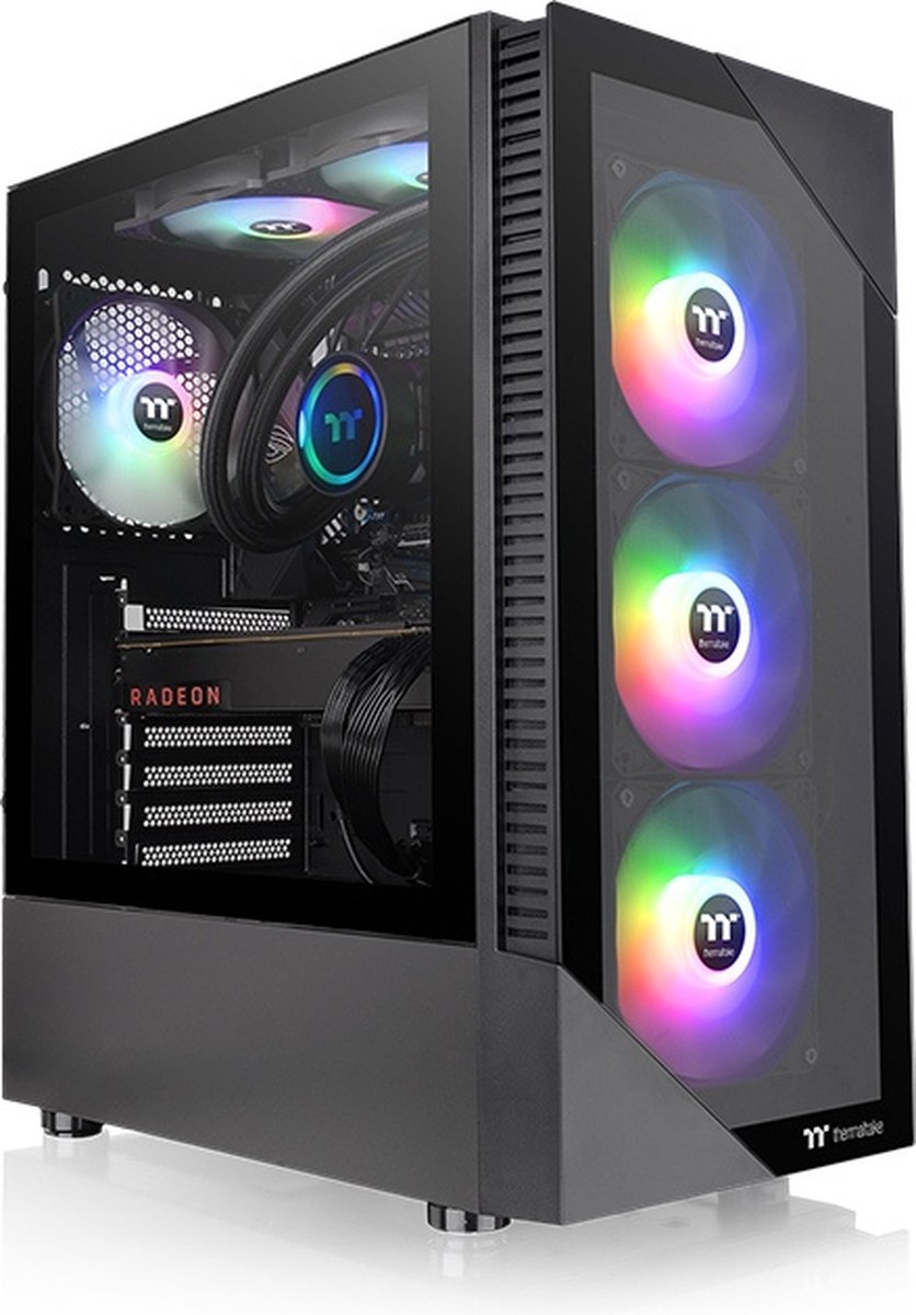 Thermaltake View 200 TG ARGB Midi Tower Zwart