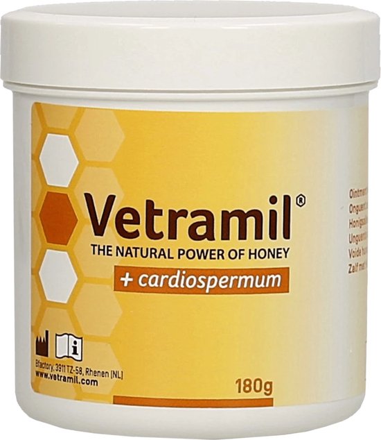 Vetramil - Wondzalf - Honingzalf - Pot 180 gram - Vetramil