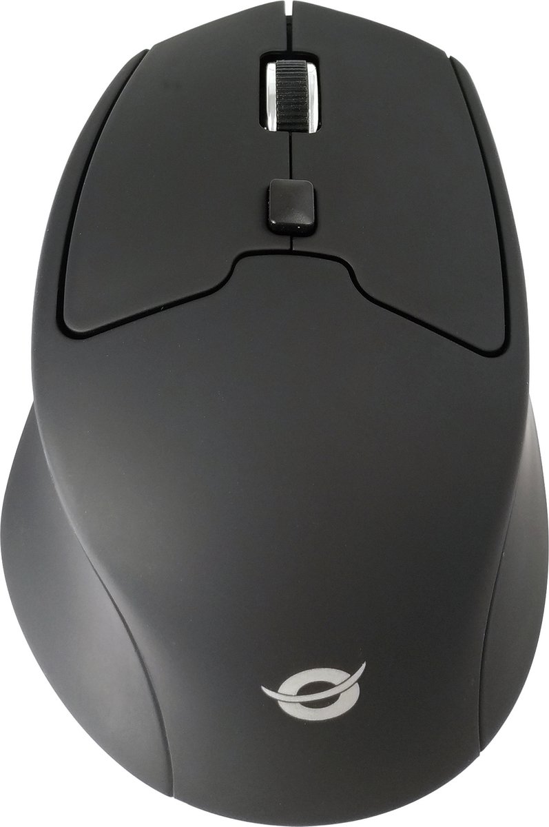 Conceptronic LORCAN02B Ergo muis Rechtshandig Bluetooth Optisch 1600 DPI