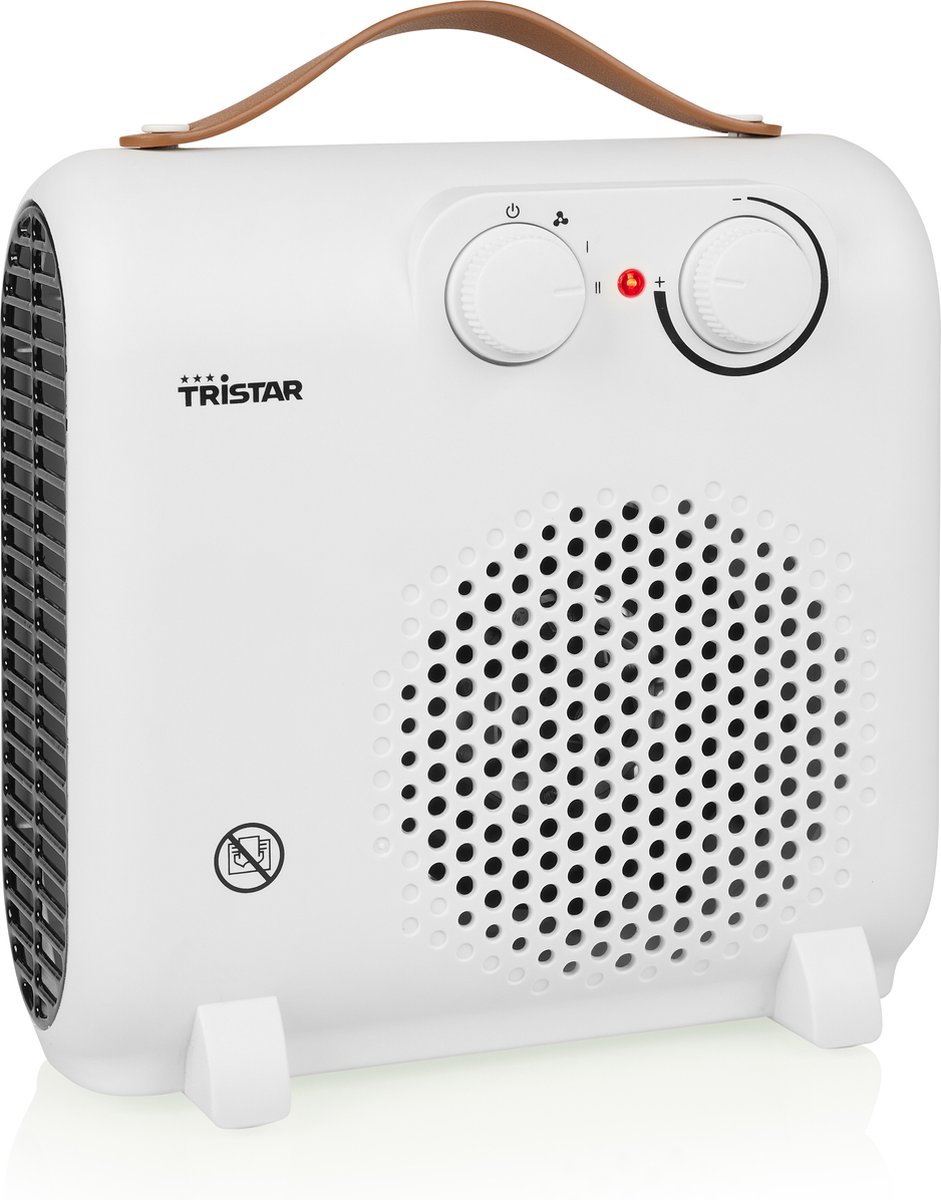 Tristar KA-5150 Ventilatorkachel – 2000W – 2 Warmtestanden – Regelbare Thermostaat – Ventilatorstand – Oververhittingsbeveiliging – Horizontaal & Verticaal – Zwart