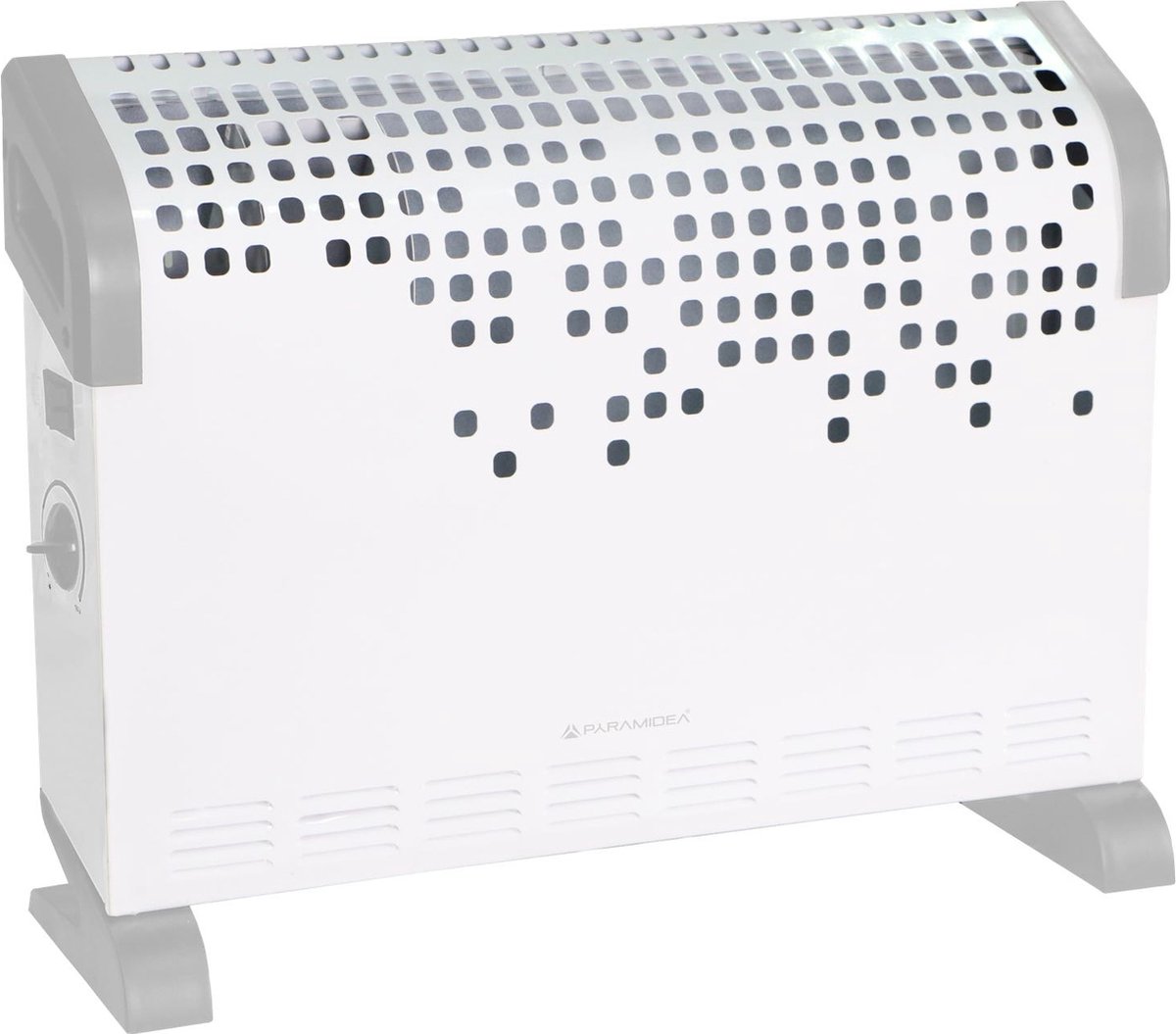 Pyramidea TC203V electrische verwarming Binnen Grijs, Wit 1800 W Convector elektrisch verwarmingstoestel