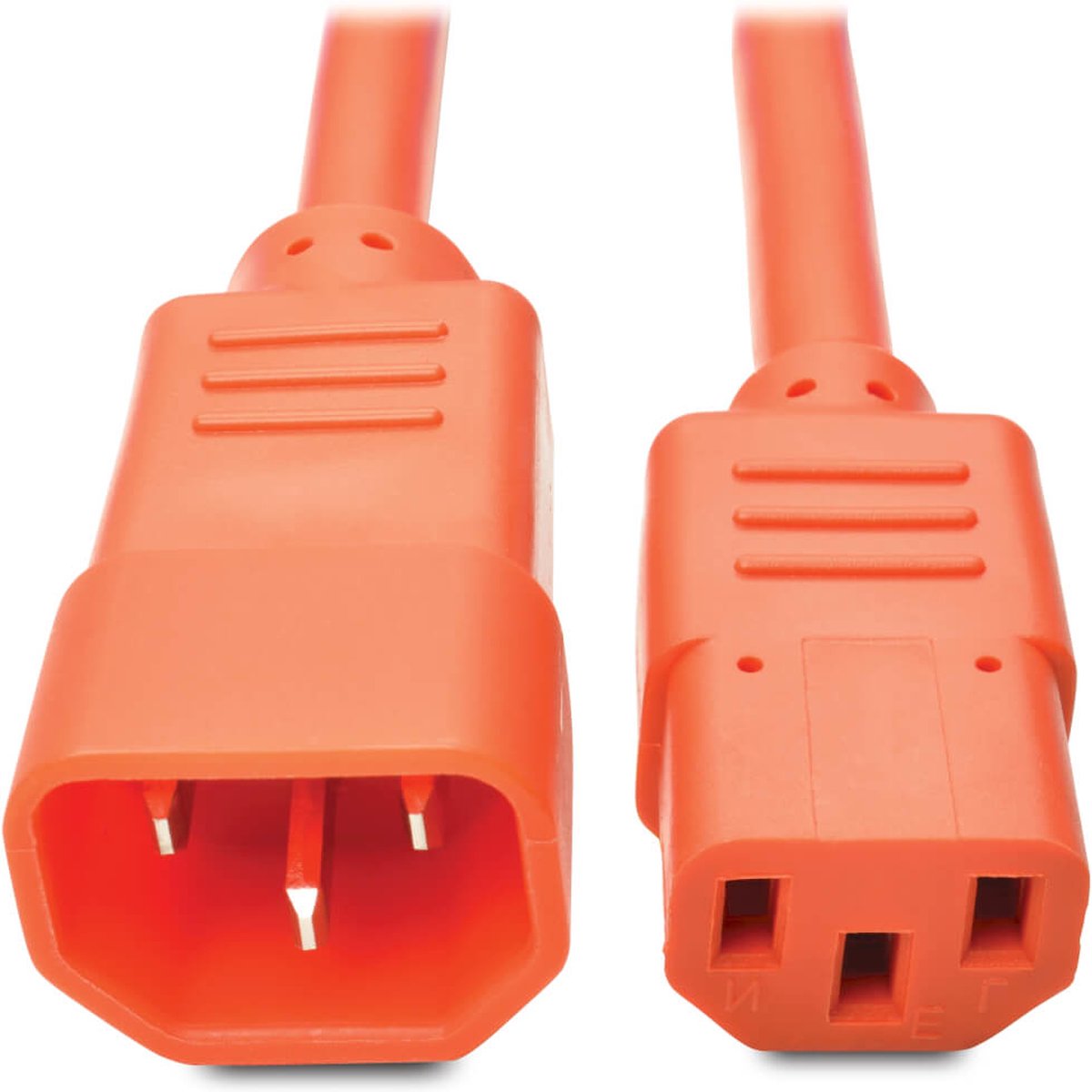 Tripp Lite P005-002-AOR electriciteitssnoer Oranje 0,6 m C14 stekker C13 stekker