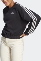adidas Sportswear Essentials 3-Stripes Crop Sweatshirt - Dames - Zwart- L