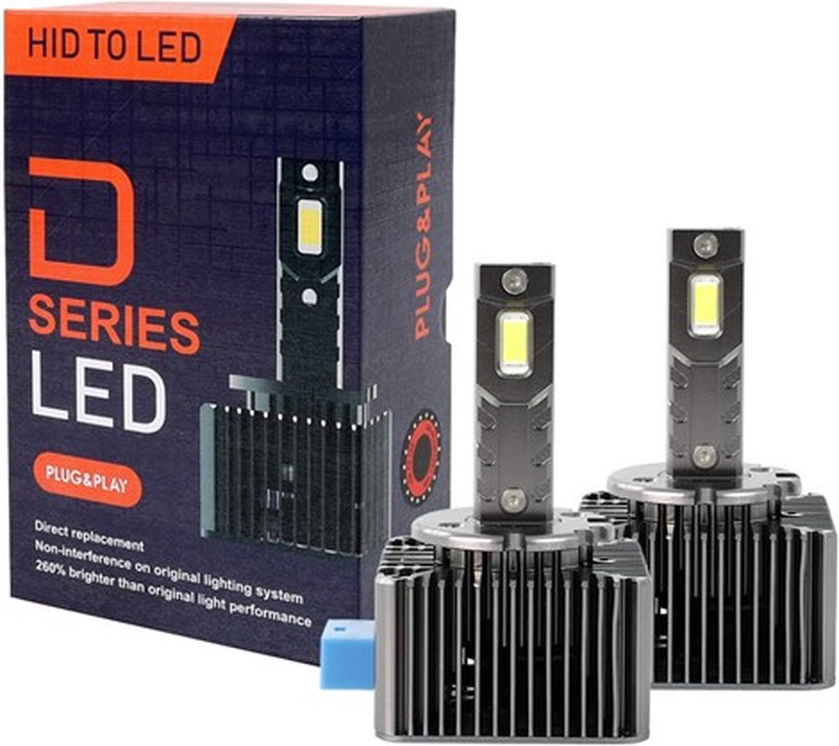 D8S LED - Plug & Play - Canbus - 6000K - Set | bol