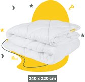 Sleep Comfy - White Soft Series - All Year Dekbed Enkel| 240x220 cm - 30 dagen Proefslapen - Anti Allergie Dekbed - Tweepersoons Dekbed- Zomerdekbed & Winterdekbed