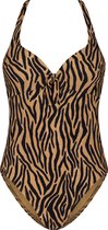 Beachlife Soft Zebra Dames Badpak - Maat 40 (Cupmaat C)