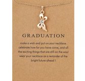 Akyol - Graduation ketting - ketting als cadeau -kado -ketting met hanger hangertje - Armband- graduation - Slagen - Examen cadeau