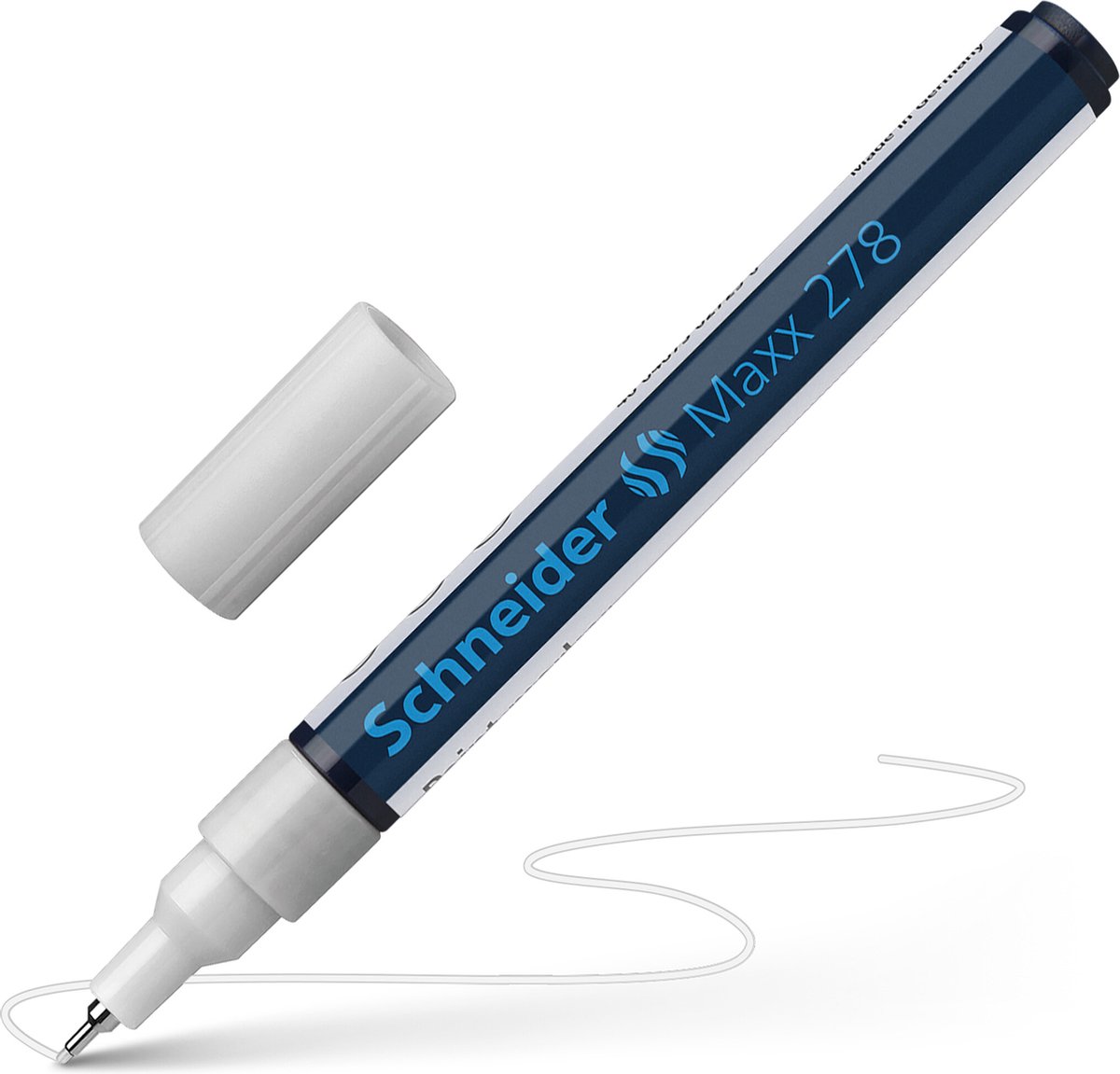Schneider lakmarker - Maxx 278 - lijnbreedte 0,8 mm - wit - verfstift - S-127849