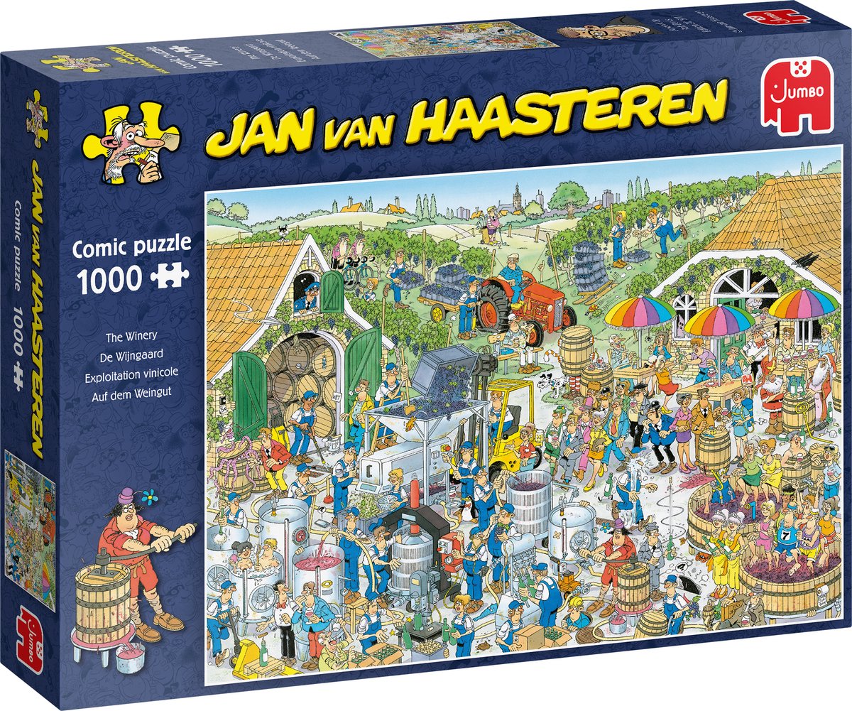 kiezen Onregelmatigheden Draaien Jan van Haasteren De Wijngaard puzzel - 1000 stukjes | bol.com
