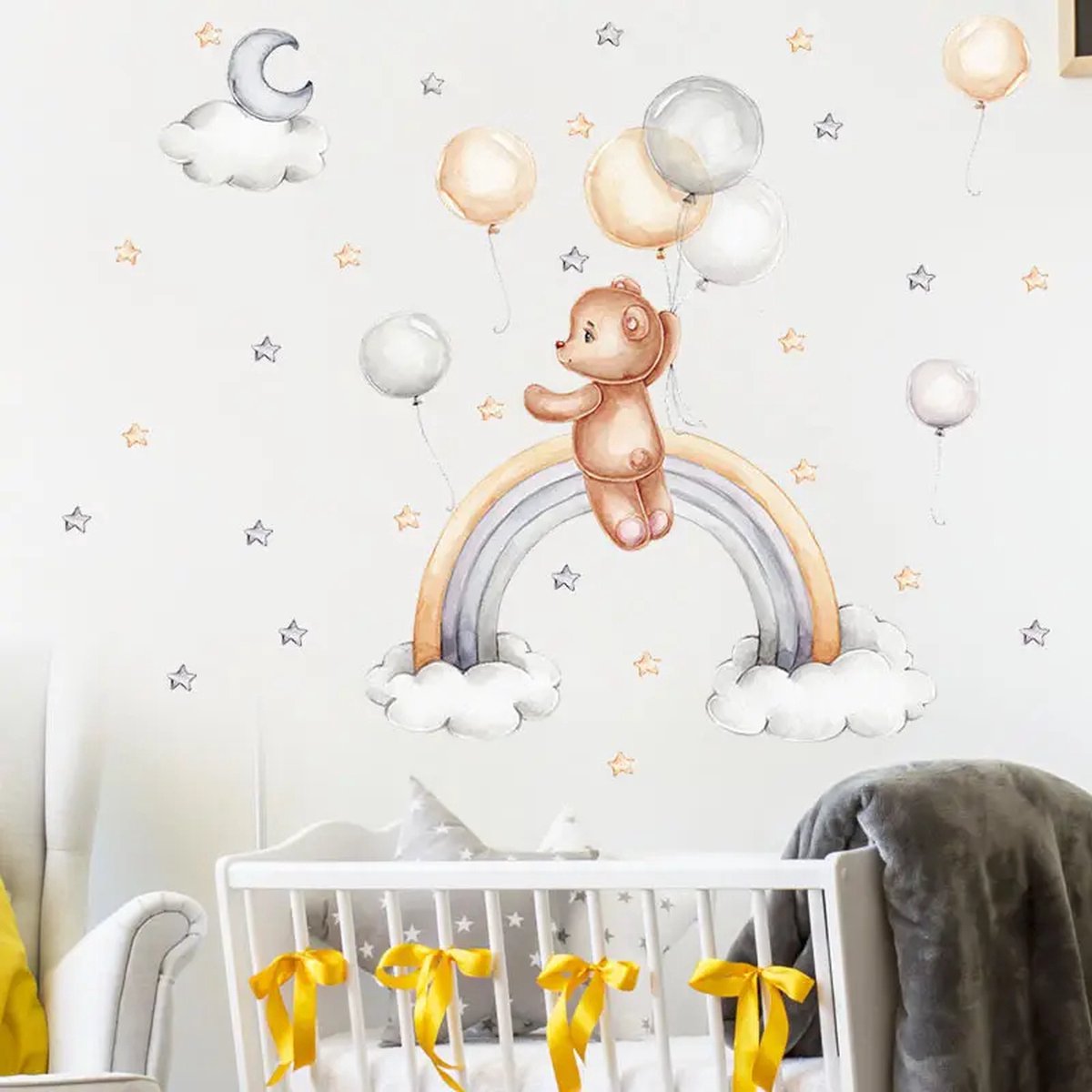 Breng Vrolijkheid naar de Kinderkamer met Onze Muursticker Biggetje – LM Baby Art