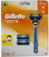 Gillette Fusion5 Scheersysteem + 3 Scheermesje