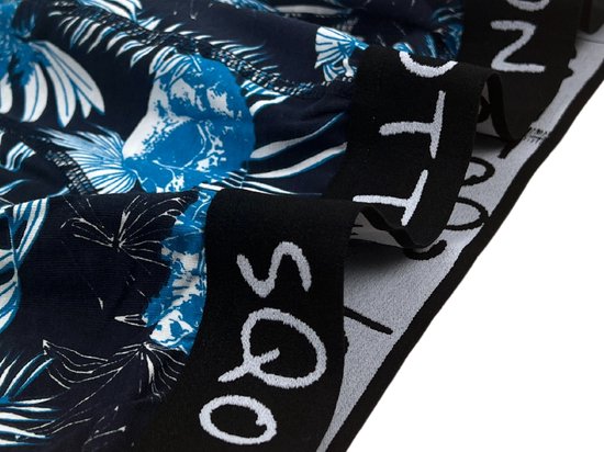 Caleçon - SQOTTON® - Jungle - Bleu marine - Taille XXl