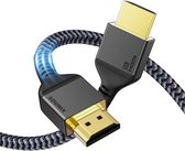 Sounix HDMI Kabel 2.1 - 8K60Hz/4K120Hz - 48Gbps - 2 Meter [Gecertificeerd] Ultra Hoge Snelheid - Nylon - Gold Plated