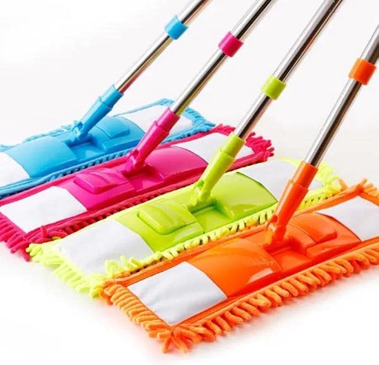 Microvezel dweil Floorfiber blauw | ✔️ 50 x 60 cm formaat