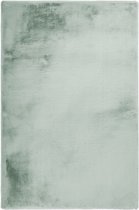 Heaven Fluffy Soft - Vloerkleed Hoogpolig - Effen Tapijt - Pastel Groen- 80x150 CM