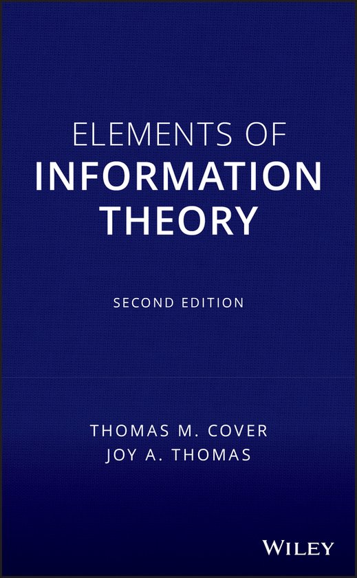Elements of Information Theory - cover