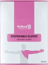 Excellent wegwerp handschoen - Schoudermodel - Extra bescherming - 50 stuks - 31,75 µ