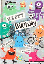 Depesche - Kinderkaart met de tekst "Happy Birthday - Jij bent cool!" - mot. 052