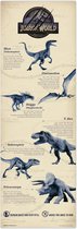 Jurassic World deurposter - Dinosaurussen - Film - Spielberg - 53 x 158 cm.