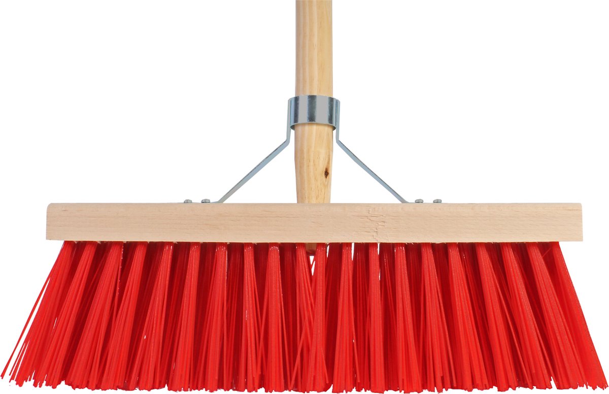 Talen Tools Buitenbezem - FSC hout - nylon - 41 cm - 140 cm tuinbezem