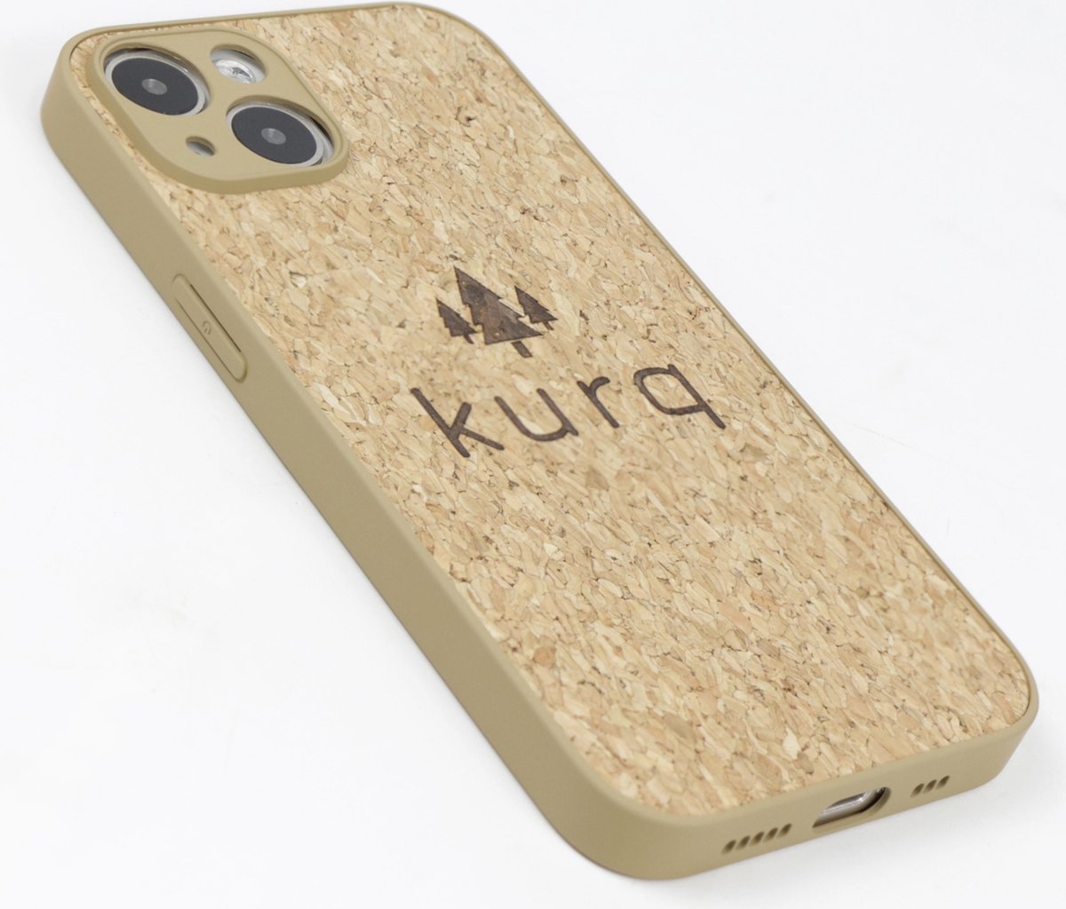 KURQ - Kurk duurzaam telefoonhoesje met bumper voor iPhone 13