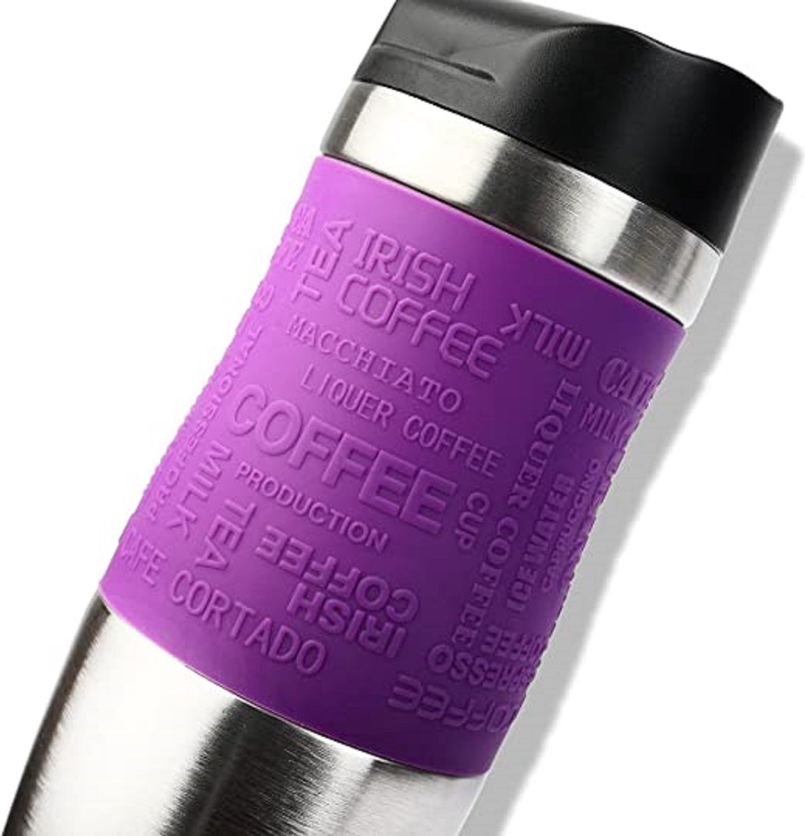 Thermos Café | Mug Isotherme | Tasse Double Paroi Avec Un Couvercle |  Termosse Cafe Chaud Acier Inoxydable | Tasse Isotherme [u6415]