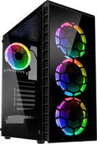 6-Core Allround Game PC - Ryzen 5 5500 - Intel ARC A380 6GB - 16GB RAM - 500GB SSD - 2TB HDD - WIFI - WIN11 PRO - BLACK