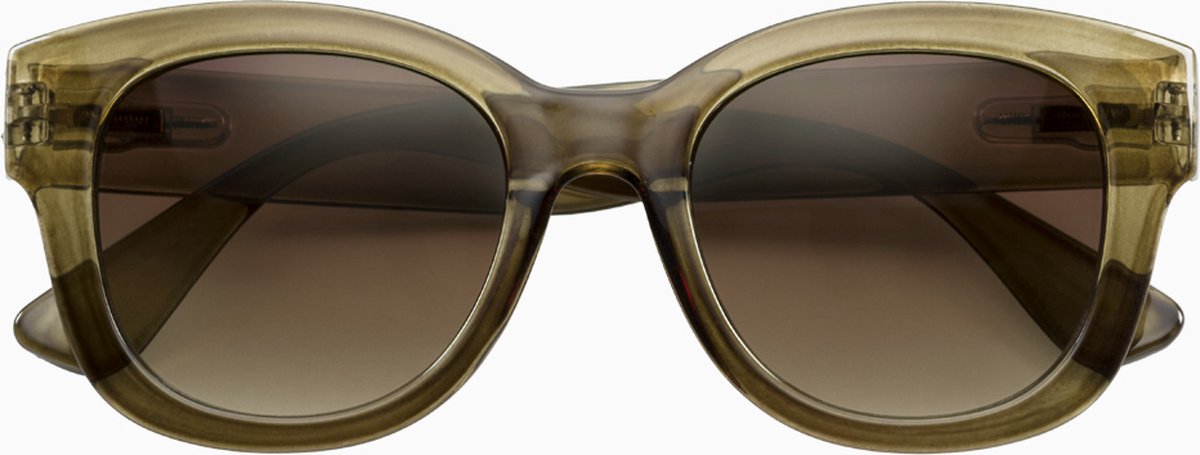 Babsee-zonnebril met leesgedeelte model Nina- Stone Green - Sterkte +1.5