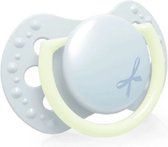 Loivi | Baby Shower | Dynamische siliconen fopspeen | 0-2 m | 2 stuks | glow in the dark | 0-2 maanden