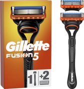 Gillette Fusion5 - Scheersysteem - Voor Mannen - 1 Handvat - 2 Navulmesjes