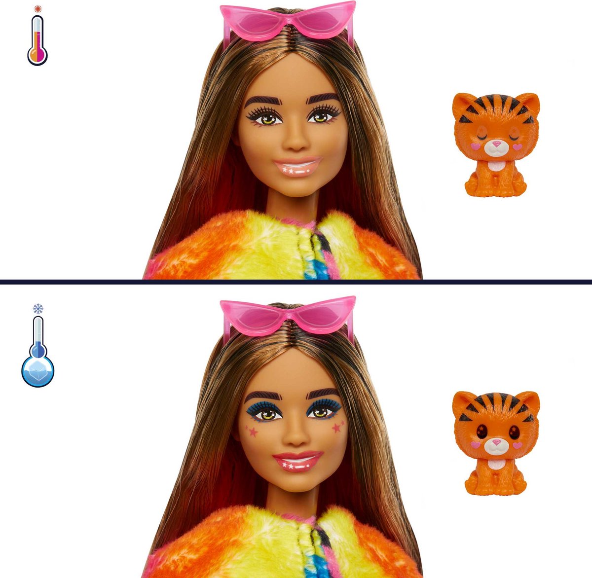 Barbie Cutie Reveal Jungle - Barbiepop - Tijger met verrassingsaccessoires — afbeelding 7